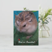 Je bent uitgenodigd kaart (Staand voorkant)