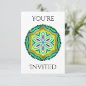 Je bent uitgenodigd kaart (Staand voorkant)