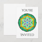 Je bent uitgenodigd kaart (Voorkant / Achterkant)