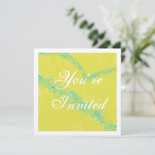 Je bent uitgenodigd kaart (Staand voorkant)