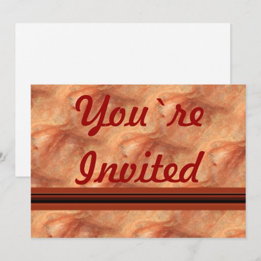 Je bent uitgenodigd kaart (Voorkant / Achterkant)