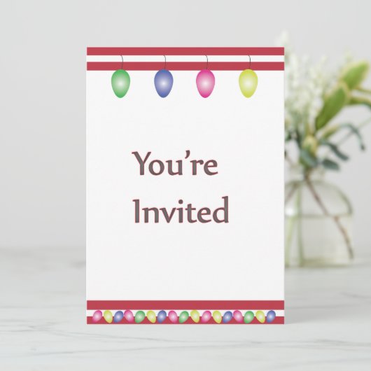 Je bent uitgenodigd kaart (Staand voorkant)