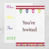 Je bent uitgenodigd kaart (Voorkant / Achterkant)