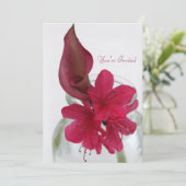 Je bent uitgenodigd kaart (Staand voorkant)