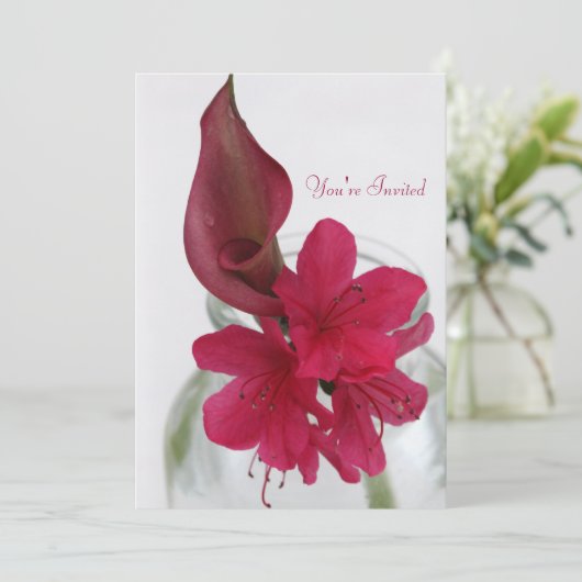 Je bent uitgenodigd kaart (Staand voorkant)