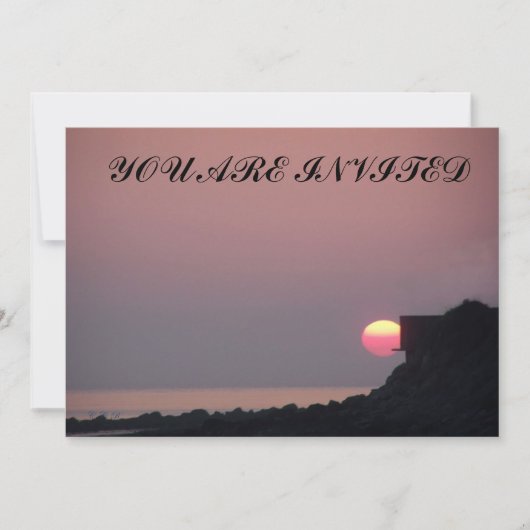 Je bent uitgenodigd kaart (Voorkant)