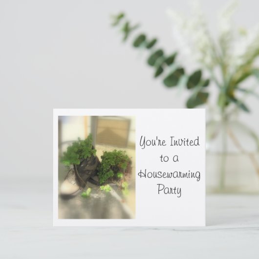 Je bent uitgenodigd kaart (Staand voorkant)