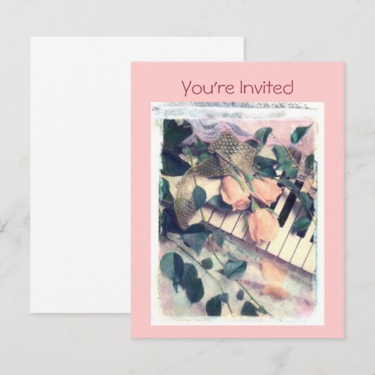 Je bent uitgenodigd kaart (Voorkant / Achterkant)