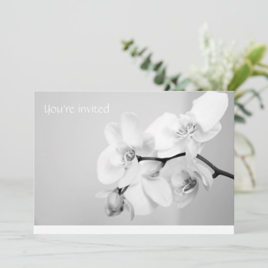 Je bent uitgenodigd kaart (Staand voorkant)