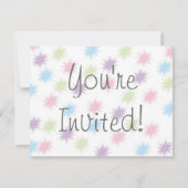 Je bent uitgenodigd. kaart (Voorkant)