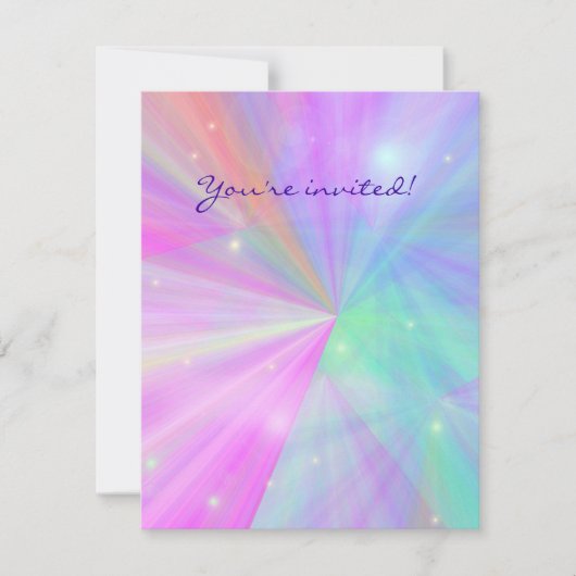 Je bent uitgenodigd. kaart (Voorkant)