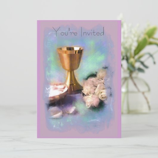 Je bent uitgenodigd kaart (Staand voorkant)