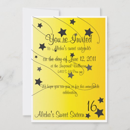 Je bent uitgenodigd kaart (Voorkant)