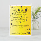 Je bent uitgenodigd kaart (Staand voorkant)