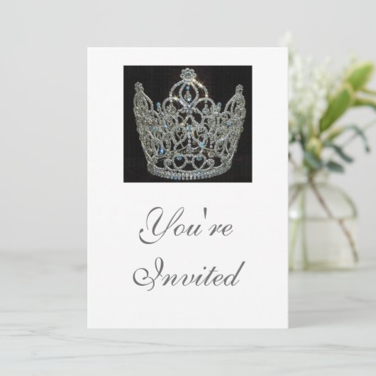 Je bent uitgenodigd kaart (Staand voorkant)