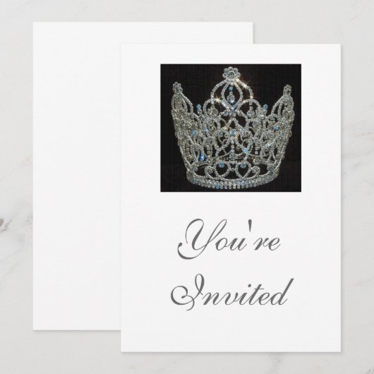 Je bent uitgenodigd kaart (Voorkant / Achterkant)