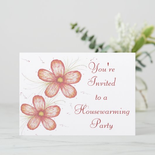 Je bent uitgenodigd kaart (Staand voorkant)