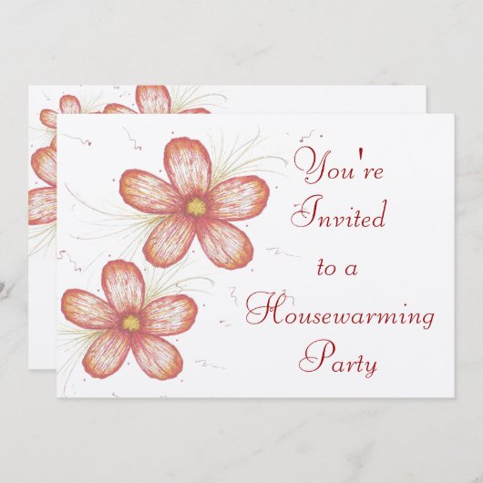 Je bent uitgenodigd kaart (Voorkant / Achterkant)