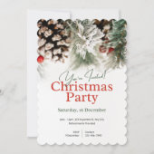 Je bent uitgenodigd Kerstfeest Uitnodiging (Voorkant)