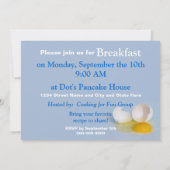 Je bent uitgenodigd - Multi-Purpose Food/Breakfast Kaart (Achterkant)