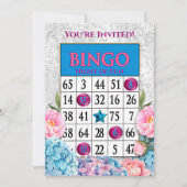 Je bent uitgenodigd om de nachtbloemen van Bingo t Kaart (Voorkant)