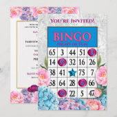 Je bent uitgenodigd om de nachtbloemen van Bingo t Kaart (Voorkant / Achterkant)