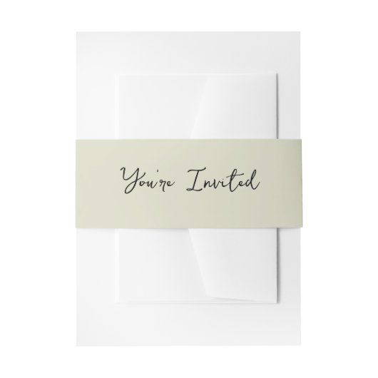 Je bent uitgenodigd om de palmbruiloft te coördin uitnodigingen wikkel (Voorkant Voorbeeld)