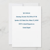 Je bent uitgenodigd Red Kaart (Achterkant)