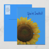 Je bent uitgenodigd. uitnodiging briefkaart (Voorkant / Achterkant)