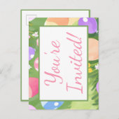 Je bent uitgenodigd. uitnodiging briefkaart (Voorkant / Achterkant)