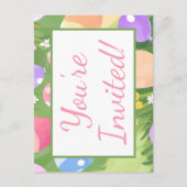 Je bent uitgenodigd. uitnodiging briefkaart (Voorkant)