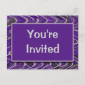 Je bent uitgenodigd uitnodiging briefkaart (Voorkant)