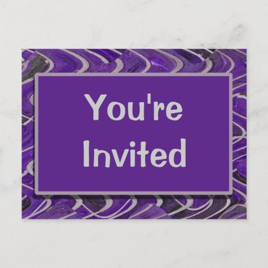 Je bent uitgenodigd uitnodiging briefkaart (Voorkant)