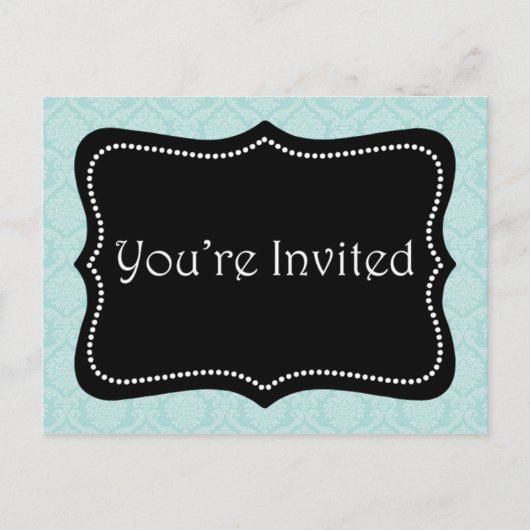 Je bent uitgenodigd uitnodiging briefkaart (Voorkant)