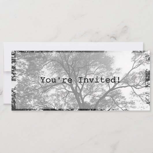 Je bent uitgenodigd. Uitnodiging. Kaart (Voorkant)