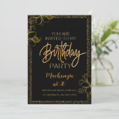 Je bent uitgenodigd! Uitnodiging voor 30e verjaard (Staand voorkant)