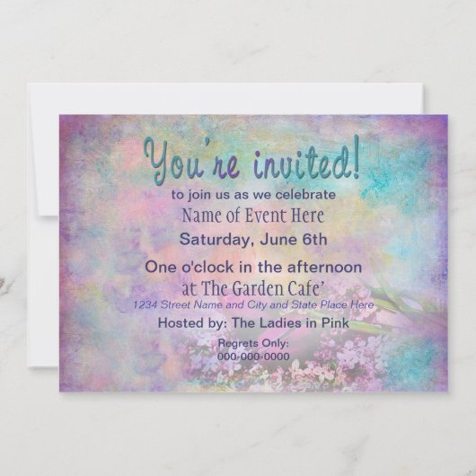 Je bent uitgenodigd - Uitnodiging voor meerdere do (Achterkant)