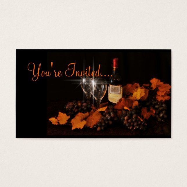 Je bent uitgenodigd... visitekaartje (Voorkant)