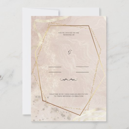 Je bent uitgenodigd voor de bruiloft van kaart (Voorkant)