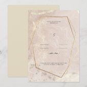 Je bent uitgenodigd voor de bruiloft van kaart (Voorkant / Achterkant)