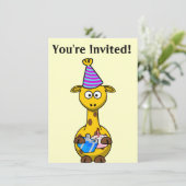 Je bent uitgenodigd voor de uitnodiging van Birthd (Staand voorkant)