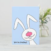 Je bent uitgenodigd voor de uitnodiging van de Paa (Staand voorkant)