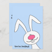 Je bent uitgenodigd voor de uitnodiging van de Paa (Voorkant / Achterkant)