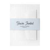 Je bent uitgenodigd voor een eenvoudige moderne bl uitnodigingen wikkel (Voorkant Voorbeeld)