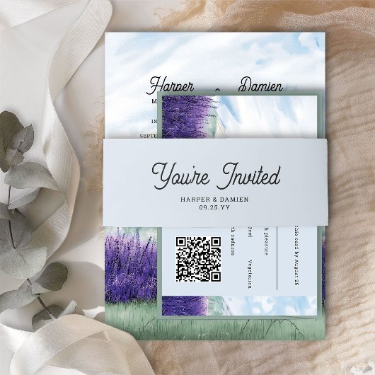 Je bent uitgenodigd voor een eenvoudige moderne bl uitnodigingen wikkel