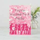 Je Bent Uitgenodigd Voor Een Feest Kaart (Staand voorkant)