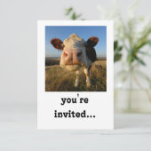 Je bent uitgenodigd voor een hobby. uitnodigingska kaart (Staand voorkant)