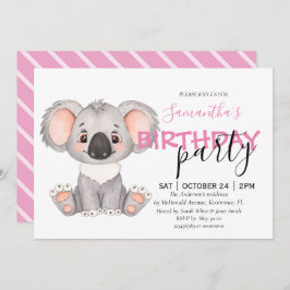 Je bent uitgenodigd voor een Koala-tastische 1e ui Aankondiging