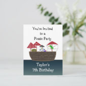 Je bent uitgenodigd voor een Pira... Kaart (Staand voorkant)