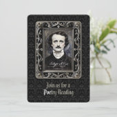 Je bent uitgenodigd voor een poëzie die Halloween  Kaart (Staand voorkant)